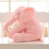 Cartone animato grande peluche giocattolo elefante bambini che dormono indietro cuscino cuscino imbottito bambola per bambino regalo di compleanno per bambini