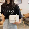 SWDF Bags Bags Bak na ramię Nowa moda kobieta Pu Crossbody Torby Flap Nit Lingge Top-Texture Bag Messenger Bag SAC 220512