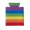 Autres ustensiles de cuisine arc-en-ciel en néoprène couverture de tasse de bière de bière de bière couvre-bouteille d'eau en néoprène sac à manches isolées LGBT peut des boissons sachet sachet