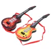 Música guitarra elétrica 4 cordas instrumento musical brinquedo educativo crianças brinquedo presente 220706