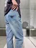 2021 nieuwe designer jeans dames denim broek zakelijk Must-have lente en zomer heren Geïmporteerde hoogwaardige denim comfortabele siro gesponnen katoenen denim broek