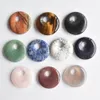 الأزياء الحجر الطبيعي ميكس جوجو دونات سحر المعلقات الخرز 25 ملليمتر للقلادة سوار مجوهرات صنع بالجملة