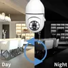 360 MONITORY BABY WIFI Panorama Camera żarówka Panoramiczna Nocna wizja Dwukrotnie