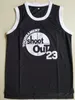 Men Movies Tournament Shoot Out Basketball 96 Birdie Tupac Jersey 23 Motaw Wood 54 Kyle Watson Duane Above The Rim Costume Double Team Blue Black Color For Sport Fans