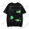 Off T-Shirts Sommer Neue Männer Kurze Mode Marke und Frauen Graffiti Print Bottom Shirt Halbarm T-shirt Gedruckt Brief Zurück 4BA3