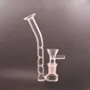 Munstycke j-krok adapter 14mm för vattenpipa glasolja brännare rör bong bubbler ashcatcher koncentrat riggar med konkava hål fliter tips