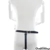 Ourbondage PU-Leder weibliche einfache Keuschheit mit vorderem D-Ring Spitzenstring T-Rücken BDSM Bondage sexy Spielzeug für Frauen Lesben