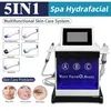 슬리밍 머신 새 버전 5 in 1 다이아몬드 Dermabrasion 초음파 진공 RF 하이드로 산소 제트 스프레이 얼굴 피부 미백 조임 기계