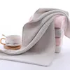 Toalla de cara de bambú toalla de moda toalla de mano faceCloth 34 * 72cm 100grams 3pcs / lot rosa gris blanco