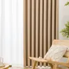 Rideaux rideaux de style japonais pour salon salle à manger chambre sombre plissé ombrage plein et épaississement rideau