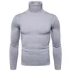 Mens Turtle Neck Sweaters 2022 Winter Men Long Sleeve Sweaters Outfit Fashion Round Neck Slim Fit Sweaters Sweater Top L220801
