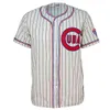 CHEN37 Custom Men's Men Team Jerseys Cream Grey White Red Base Baseball Classic Room 1947 Road Jersey Cuba UAA 1952 Хорошая форма