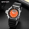 Wristwatches Sanda Fashion Sport Men039s Watch Casual Style Watches Men Military Quartz Wristwatch Diver S Man Relogio Masculin6212322