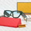 Occhiali da sole designer per donna uomo grande lettera scavalcata design occhiali unici colore buono