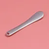 Mini metalowe kosmetyczne spatulowe maska ​​do twarzy łyżka łyżka sztyft mieszanie spatuły Makeup Scoop for Beauty Tools Rose Gold Silver4224117