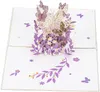 Uroczy 3D Pop Up Romantyczne Motyle Kartka Z Pozdrowieniami Laser Cut Zwierząt Pocztówka Cartoon Cud Karty Dla Kobiet Żona Dziewczyna Dnia Matki Dnia