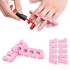 100 Pcs Nail Art Toe Separator Foots Sponge Fingers Separatori Soft Gel UV Polish Nail Salon Forniture Pedicure Manicure Tools