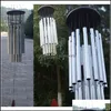 Gartendekorationen Terrasse Rasen Haus 27 Röhren 5 Glocken Windspiel Kapelle Windspiele Tür hängen 30 Jlltgf Soif Drop Delivery 2021 26X0R