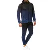 Survêtements pour hommes européens et américains automne hiver 3d pull impression numérique sport Fitness course à capuche costume hommes hommes