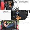 Dog Car Seat Cover Back Mat Cushion Waterproof carriers Hammock Protector With Nonslip Backing Zipper Pocket For Pets Travel 220510