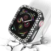 Vrouw Bling Diamond Smartwatch Case voor Apple Watch 1 2 3 4 5 6 7PC Armor Cover voor Iwatch 38mm 40mm 42mm 44mm 41mm 45mm Scherm Pr7312154