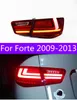 Auto-Rückleuchten-Montage für Forte 2009–2013 Freddy, LED-Nebelscheinwerfer, Streamer, Blinker, Rücklicht, Auto-Upgrade, Rückfahrbremslichter