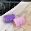 30pcs DHL Kids يدرك حقيبة سلسلة مصغرة على شكل قلب 8 ألوان أكياس واحدة للكتف لفتاة هدية