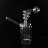 Helder Glas Olie Brander Pijp Waterpijp Roken Accessoires Water Bubbler Pijpen Bong Spiraal Geïntegreerde Mini Percolater Draagbare Dab Rig Transparante bongs voor Rokers