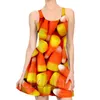 Mode Lässig Schöne Obst Kleid Mini 3D Druck Sommer Frauen Sexy Kleid Ärmelloses Plissee Onepiece Strand Kleider W220616