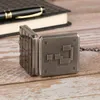 Zegarki kieszonkowe Kreatywne znak zapytania projekt Watch Square steampunk prezenty dla uczniów przyjazdu 2022 Cool Fob Watchpetpocket