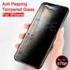 Dureza 9H 2.5D Anti Spy Privacidade Filme de vidro temperado Protetor de tela para iPhone 14 12 Mini 13 11 Pro Max X XS XR 8 7 Plus