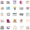 50PCS/Set Skateboard Stickers Self-love inspirational For Car Baby Scrapbooking Pencil Case Diary Phone Laptop Planner Decoration Book Album Kids Toys DIY Decals