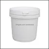 Food Grade Plastic Bucket 1L 2L 3L With Tamper Evident Lid Drop Delivery 2021 Buckets Household Cleaning Tools Housekee Organization Home