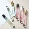 10 ml glas heldere spuitfles mini vierkante parfum fles draagbare lege cosmetische flessen