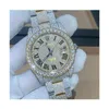 Watch Digner personnalisé Luxury Iced Out Fashion Mechanical Watch Moisanit E Diamond Free ShipUftg