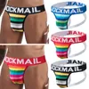 Underpants 남성 Jockstrap 속옷 무지개 색상 면화 벌지 강화 요약 운동 지지자 활동 선물 terns