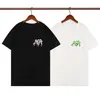 여름 남자 티셔츠 남성 T 셔츠 하이 스트리트 스타일 짧은 슬리브 라운드 넥 패션 편지 인쇄 여성 Tshirt 크기 S-2xl2442