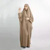 Ramadan Islam Gebedsjurk Eid Femme Abaya Khamar Jilbeb Moslimvrouw 1 stuk lang Khimar Robe Turkse vrouwen Kleding Niqab 220607