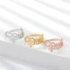 12 Zodiac Old English Letter Ring Verstelbare RVS Zodiac Sign Ringen Horoscoop Astrologie Sieraden