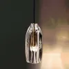 Pendant Lamps Light Luxury Post Modern Minimalist Crystal Small Chandelier Dining Room Living Bar Bedroom Single Head ChandelierPendant