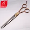 Fenice Professional 7/7.5 inch pet dog grooming scissors thinning shears tijeras tesoura rate 35% 220423