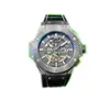 Classic Black Mechanical Hollow Leisure Watch Multifunktionell utomhussport Vattentät affär Leisure AAAAA Class247a