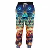 Unisex Hip Hop 3D Impresso Serviço Oringial Coruja Personalizado Plus Size Sweatpants Drop 220623