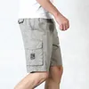 Summer Men Tactical Running Cargo Shorts 100% Cotton Quick Dry Sports Loose 220629