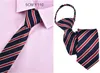 mens tie 8cm drawstring tie 5cm dot strip business necktie ready knot polyester men's neck ties wedding groom team neckwear 2pcs/lot AOD4