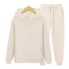 Neue Hoodie männer Damen Casual Wear Sportswear Anzug Einfarbig Pullover Hosen Anzug Herbst Und Winter Mode Anzug