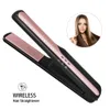 Nueva mini plancha inalámbrica mini plancha recargable peines don039t daña el cabello USB rizador de cerámica férula Fashion6092481