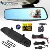 ''Car Dvr Dual Lens Full Hd P Video Recorder Front and Rear View Camera J220601