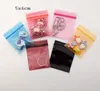 Hot Sell 50x60mm 100p Plastic Poly Jewelry Bags smycken DIY Packaging Display för ört Tobak