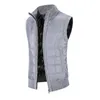 Pulls pour hommes pull à la mode couleur unie col montant vestes confortable respirant fermeture éclair extérieur quotidien Cardigan hommes